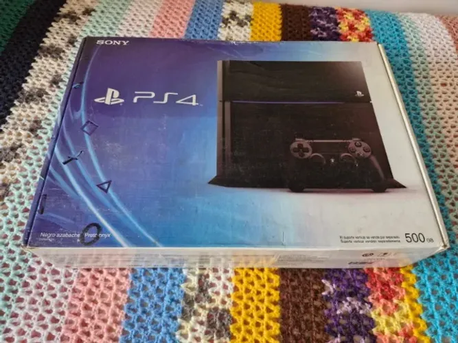 Caixa Papelão Vazia do Playstation 4 PS4 Somente a caixa