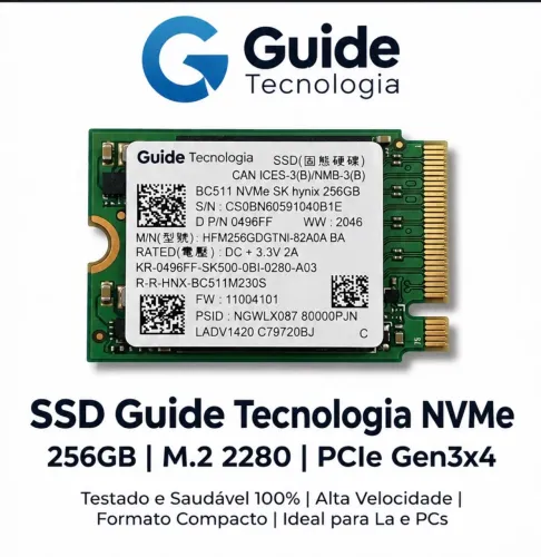 SSD NVME 256GB