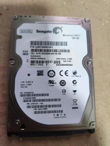 HD interno 500Gb Seagata Momentus 5.400.6