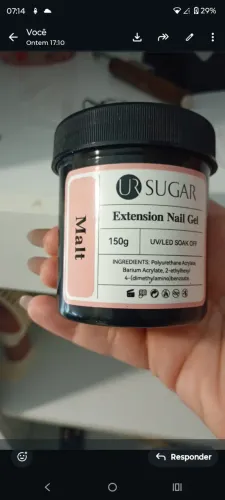 Gel alongamento unha UR SUGAR