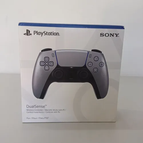 Vendo Controle Sem Fio Sony DualSense Ps5 Sterling Silver Lacrado