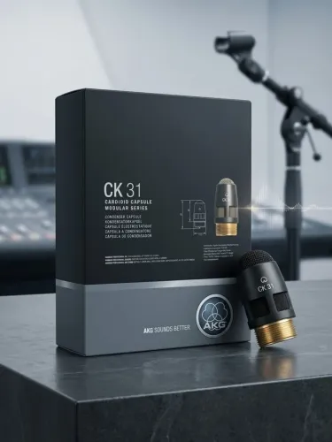 Capsula Microfone Akg Ck 31 P/microfone Gn 50e E Hm 1000 Cor Preto