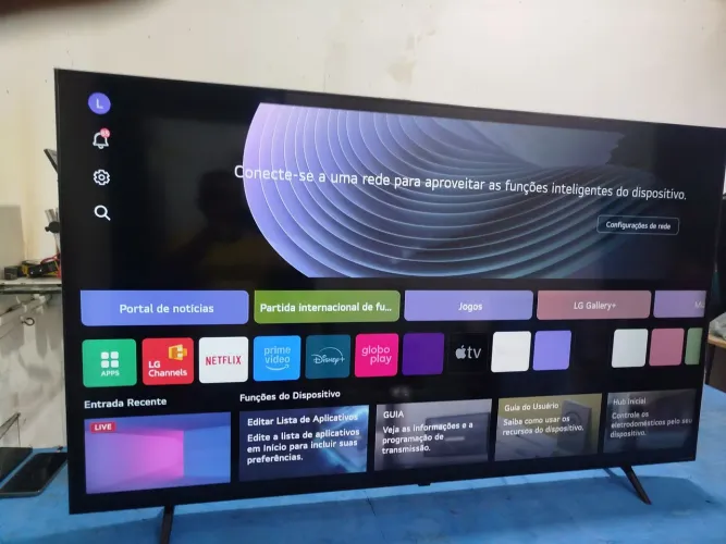 TV LG 55 polegadas smart 4K nanocell