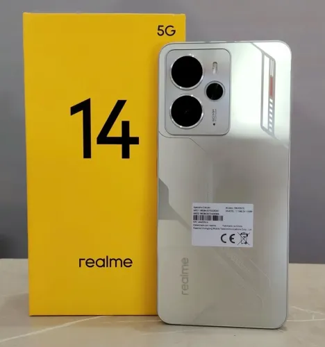Realme 14 Novo Versão Global 512GB 12GB RAM PRATA GARANTIA