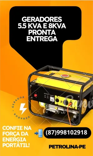 Geradores e peças 