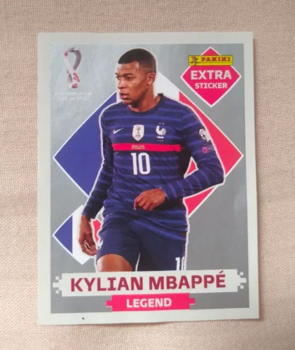 Figurinha Prata kylian mbappé Legend