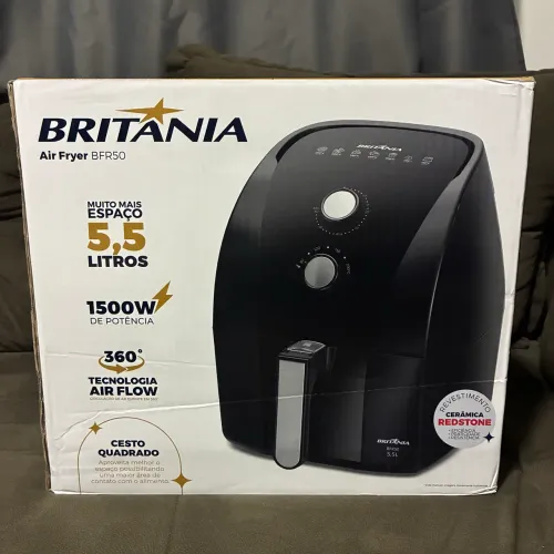Air Fryer Britânia 5,5L Nova Nunca Usada