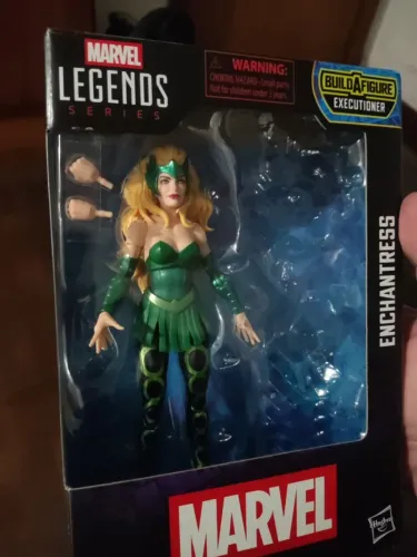Figura Marvel Legends Encantor - Enchantress - sem peça BAF - Hasbro - Thor Avengers