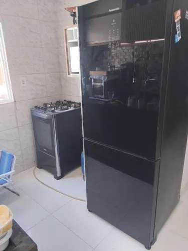Refrigerador Panasonic 511l Black Glass
