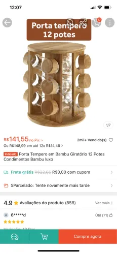 Pote de tempero
