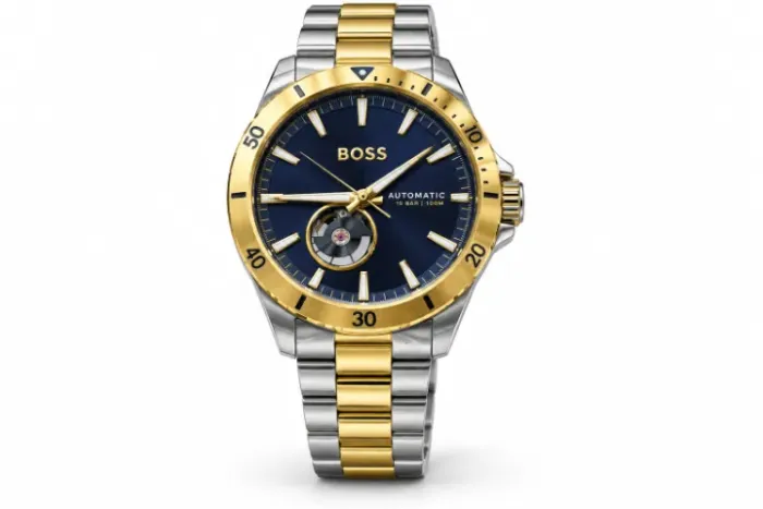 Relógio Masculino BOSS Troper Automatic 1514201 42mm Pulseira de Aço Inoxidável