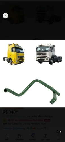 Tubo da bomba agua volvo fh12 /nh12