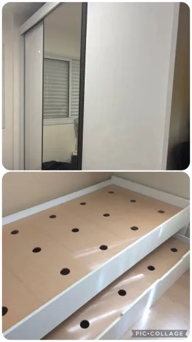Quarto de solteiro completo (1 ano de uso)