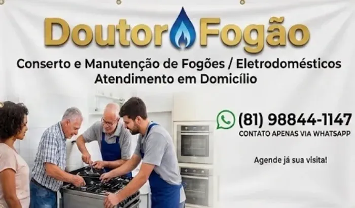 Assistência Técnica em Fogões - Conserto em Domicílio