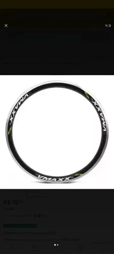 Aro 24" Aero Vmaxx DH Vzan 36 Furos Downhill Preto Tubeless