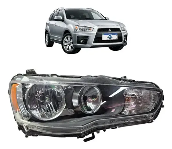Farol Fumê Diant Direito Mitsubishi Outlander 2011 A 2013 Direito/passageiro