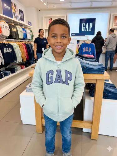 Moletom infantil Gap Sherpa 