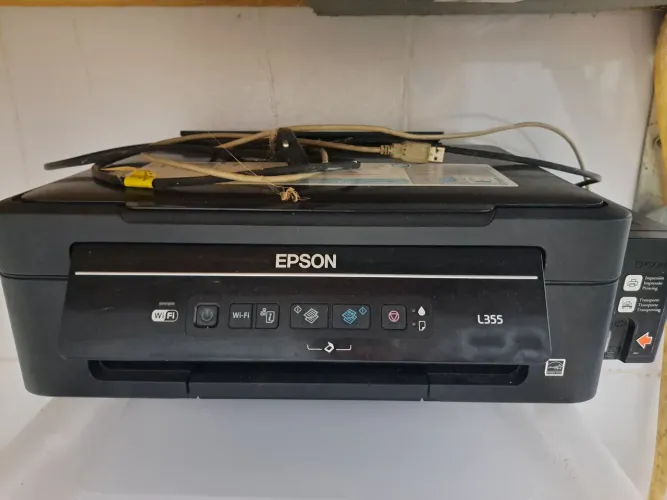 Impressora Epson L355 vidro quebrado