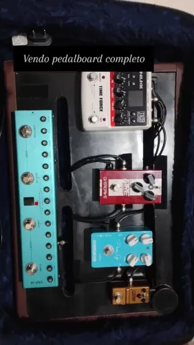 Set de pedais de guitarra completo