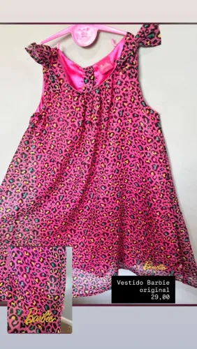 Vestido infantil Barbie 10
