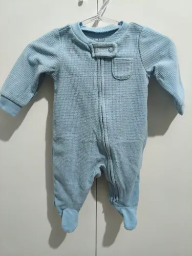 Macacão Carter's recém nascido azul