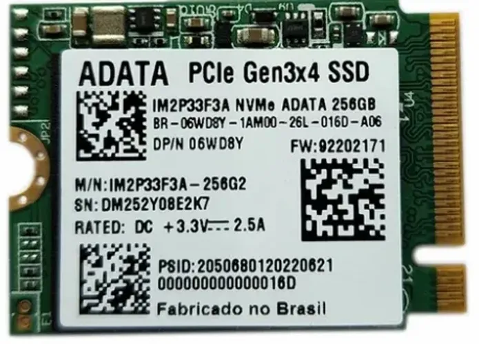 SSD M.2 256G NVMe ADATA - Formato 2230