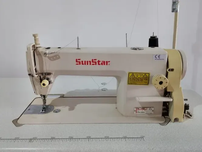 MAQUINA DE COSTURA INDUSTRIAL RETA, MARCA SUNSTAR, MODELO KM-250B, 110/220V