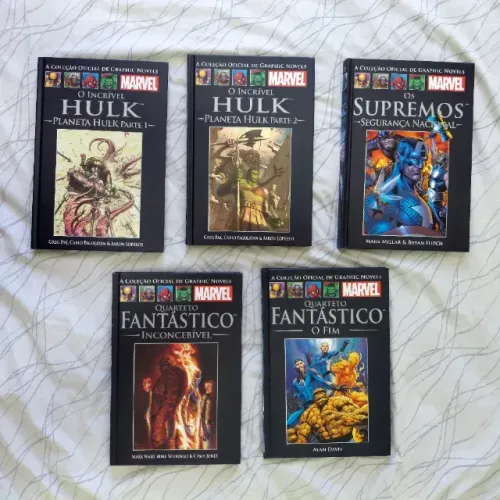Coleção Salvat Marvel 5 volumes