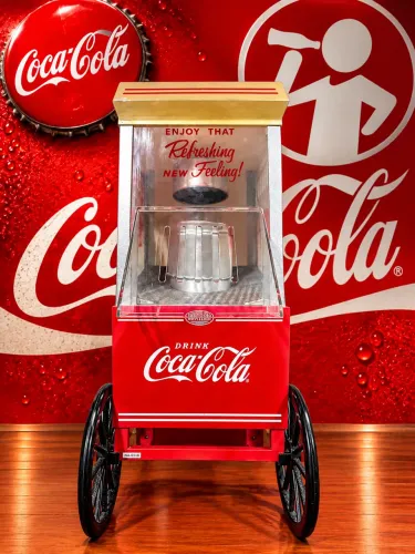 Mine pipoqueira coca-cola