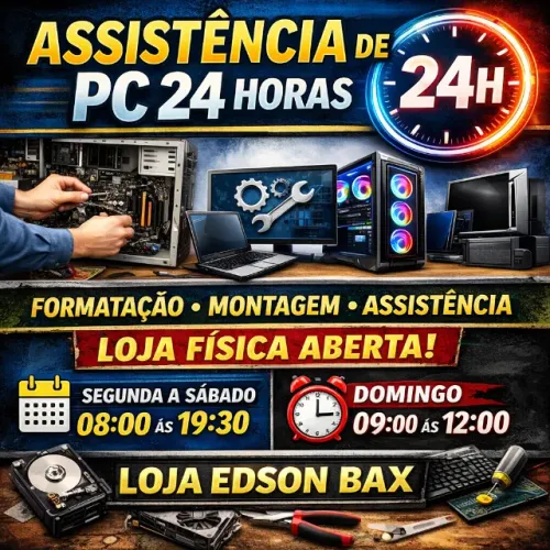 Assitência de Pc - Pc Gamer / Pc Home Office / Pc Loja (Loja no Cohatrac)
