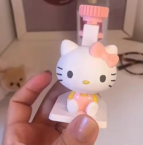 Suporte ajustável para GPU Hello Kitty 3D
