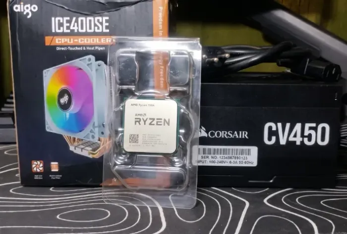 KIT Ryzen 5 2600 + Fonte Corsair 450W + BRINDES - Perfeito pra PC Gamer