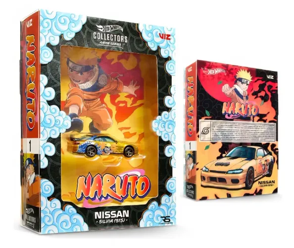 Miniatura Hot Wheels Premium Nissan Silvia S15 Naruto Anime JDMSeries