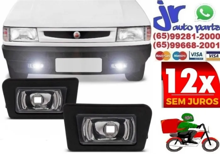 Par Farol Milha Fiat Uno 1984 a 2003