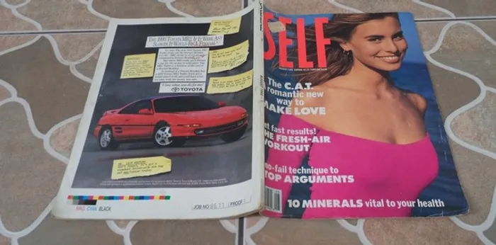 Revista Self Agosto 1992 Capa Niki Taylor. Revista Para Colecionadores.