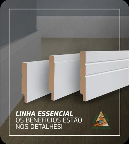 Rodape Poliestireno Santa Luzia - Pronta entrega e instalação