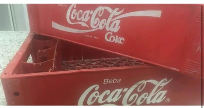 Engradados de coca-cola vintage