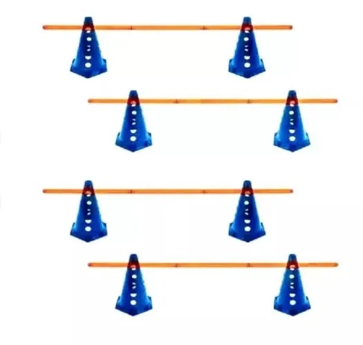 Kit 2 Cones e uma barreira