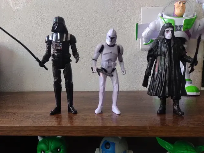 01 Bonecos Action Figure Star Wars ou Harry Potter ou Narruto