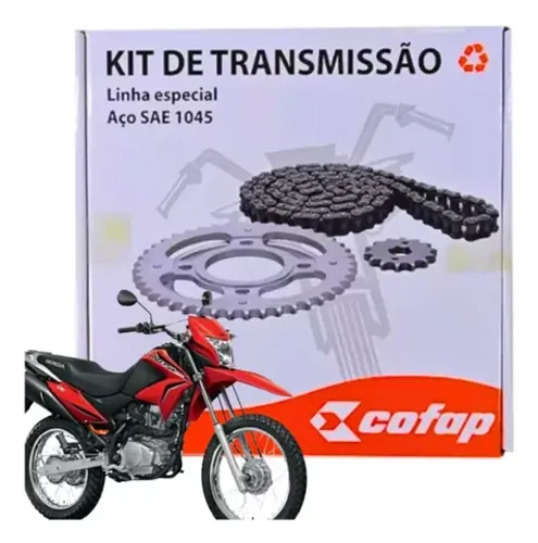 Kit Relação Honda Nxr Bros 150 2006 2007 2008 Original Cofap