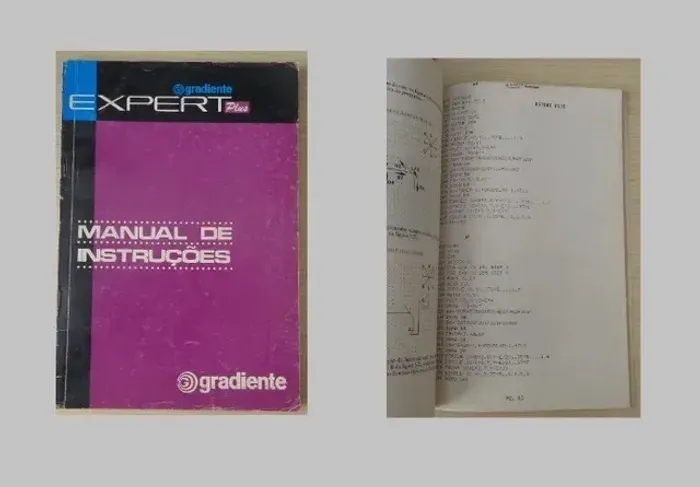 Manual Computador Gradiente MSX Expert 1.1 (preto) - especial com errata