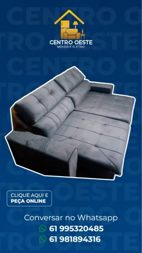 Sofa retratril reclinavel molas ensacadas / 2.50 chumbo