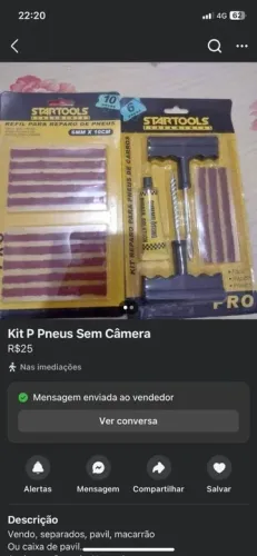 Kit Pneus Sem Câmera