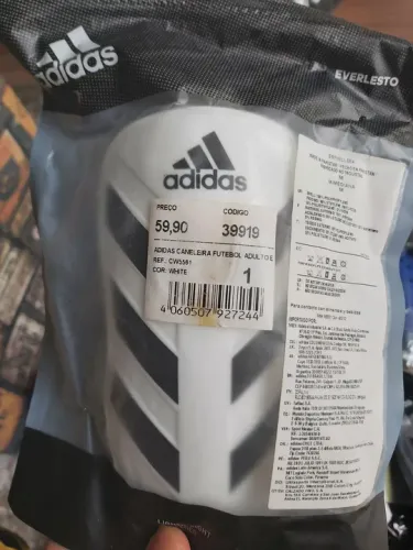 Caneleira Futebol Adidas e Nike Tamanho M e G