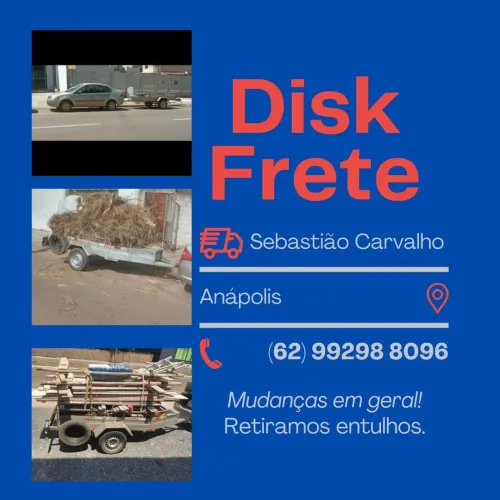 Disk Frete - Mudanças, Entulho e Transporte em Anápolis