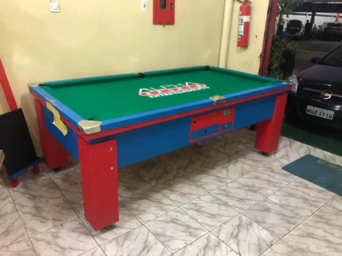 Sinuca Comercial Bar ( Brinquelazer ) com nota fiscal e garantia !
