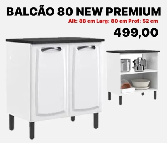 Balcão 80 New Premium- ENTREGA HOJE!!