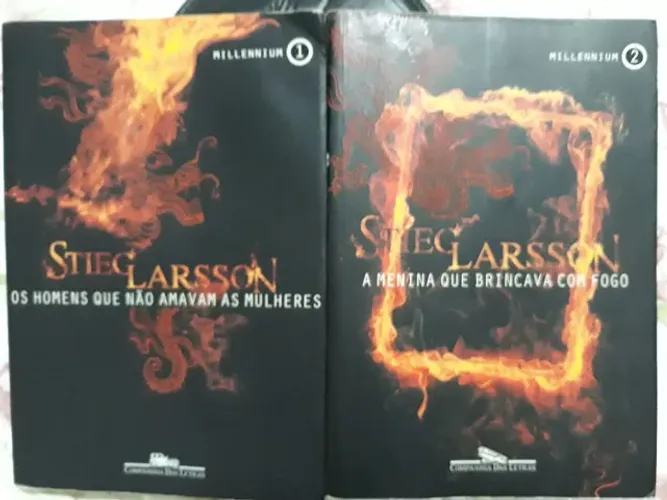 Livros: STIEG LARSSON- Millennium 1 e 2 em excelente estado!!