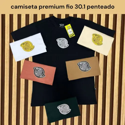 Camiseta Lost Atacado Fio 30.1 Penteado Algodão Premium Fornecedor Roupas de Marca