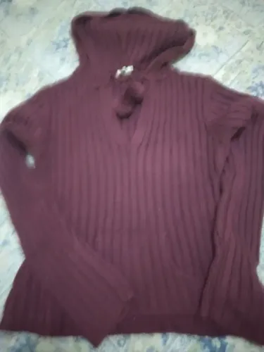 Blusa de frio feminina vinho